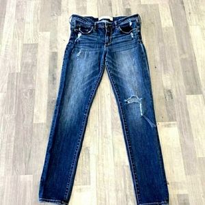Abercrombie & Fitch Skinny Distressed Jeans